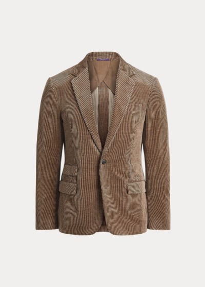 Cazadoras Ralph Lauren Hombre Marrom - Kent Corduroy - EHSKD3486